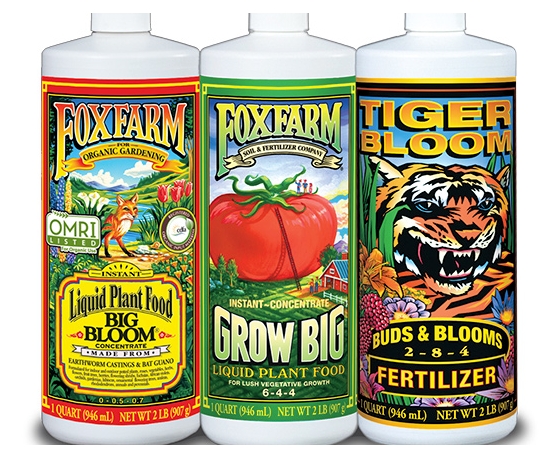 Fox Farm Trio Liquid Nutrient Kit Quart Soil