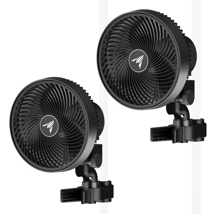 AC Infinity 6" Oscillating Clip Fan (2 pack)