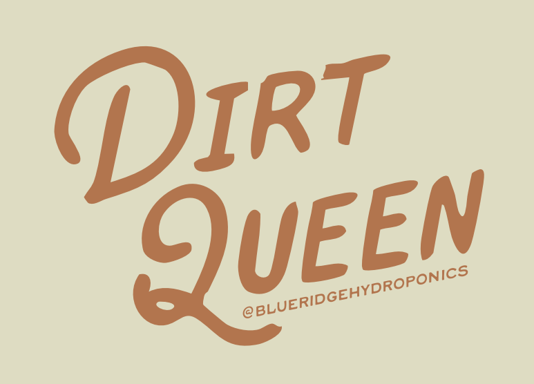 Blue Ridge Hydroponics Dirt Queen Sticker