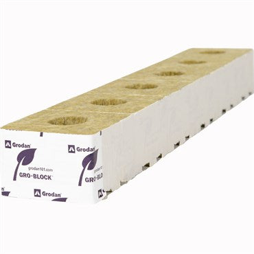 Gro Block Rockwool 4x4x2 6 Pack